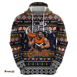 personalized giants football xmas hoodie australia afl mascot
