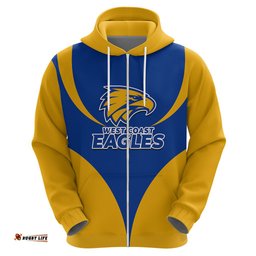 personalised eagles football hoodie west coast sporty style