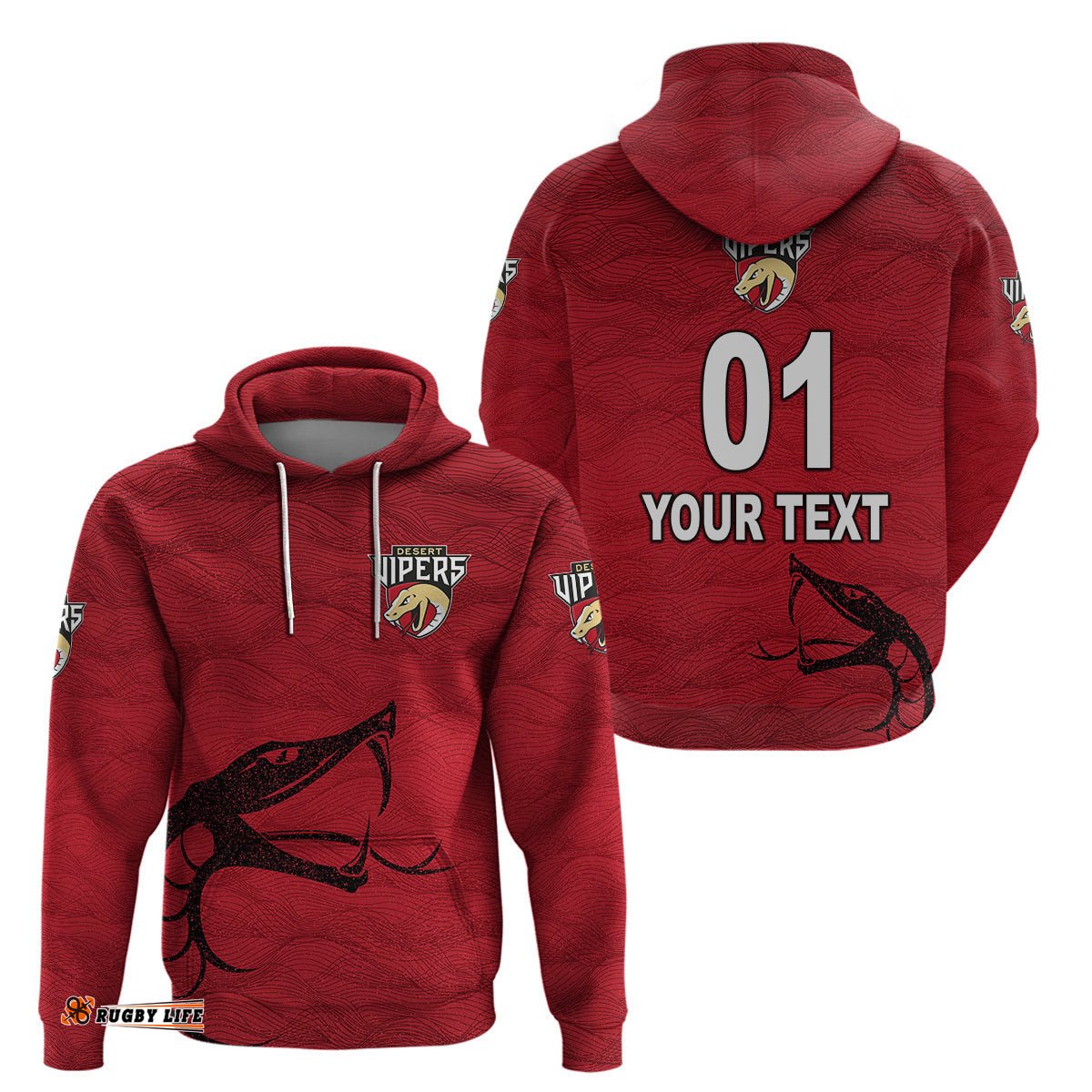 custom personalised desert vipers ilt20 cricket original style hoodie