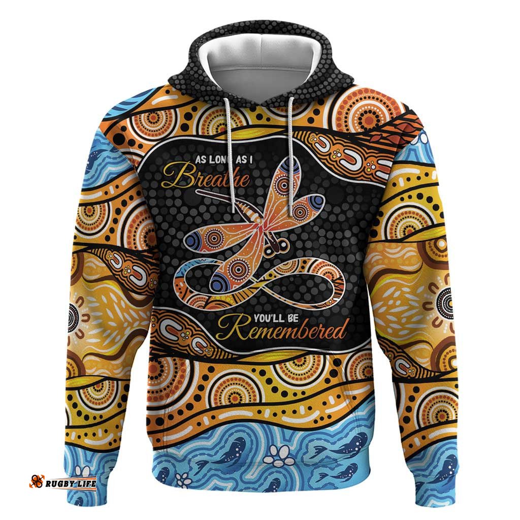 aboriginal dragonfly hoodie as long as i breathe youll be remembered