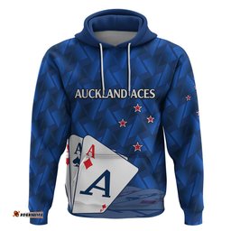 custom text and number new zealand cricket hoodie auckland aces sporty style