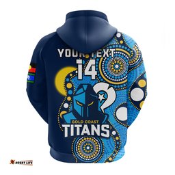custom text and number titans rugby naidoc hoodie indigenous for our elders