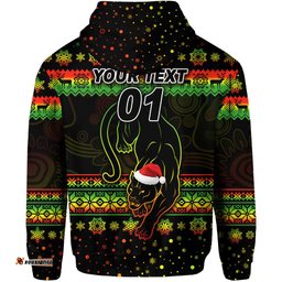 custom personalised penrith panthers zip hoodie christmas simple style