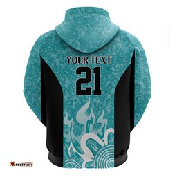 brisbane heat custom hoodie minimalism aboriginal