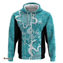 brisbane heat custom hoodie minimalism aboriginal