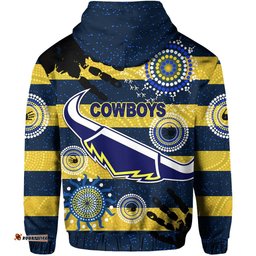 custom personalised cowboys hoodie indigenous country style