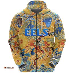 parramatta zip hoodie eels indigenous naidoc vibes gold