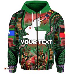 custom personalised naidoc rabbitohs zip hoodie torres strait islanders 05