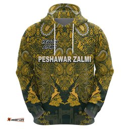 custom personalised peshawar zalmi hbl psl t20 cricket pride version hoodie