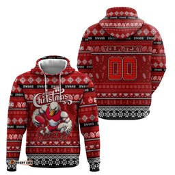 personalized swans football xmas hoodie australia afl mascot