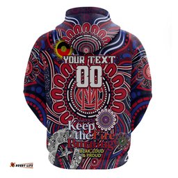 custom melbourne demons naidoc week 2024 hoodie mascot football