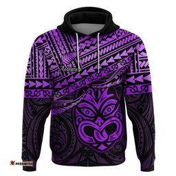 matariki new zealand hoodie maori new year tiki purple version