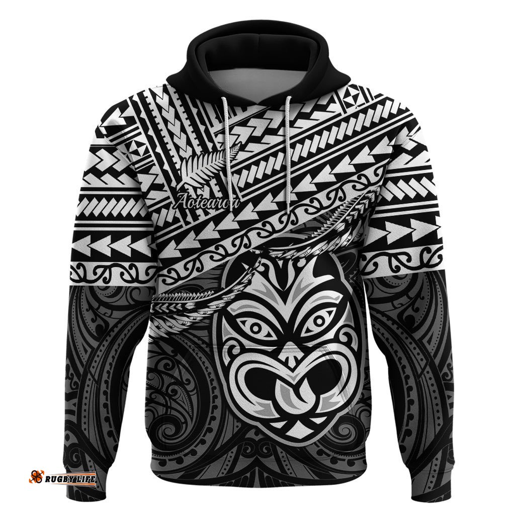 matariki new zealand hoodie maori new year tiki black version