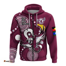 sea eagles rugby naidoc hoodie indigenous for our elders