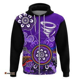 custom personalised hobart hurricanes zip up and pullover hoodie cricket indigenous aboriginal lizard version