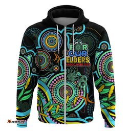 custom naidoc week hoodie indigenous tribal ver02 aqua