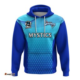 custom text and number aotearoa netball hoodie northern mystics anz premiership