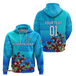 custom personalised moana pasifika super rugby tapa pacific island tagimaucia flower hoodie