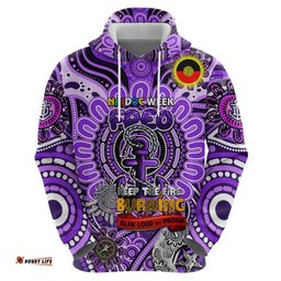custom fremantle dockers freo naidoc week 2024 hoodie mascot football