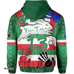 custom personalised rabbitohs naidoc week hoodie heal country
