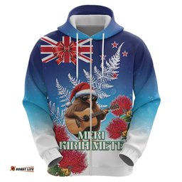 new zealand kiwi christmas hoodie xmas vibe