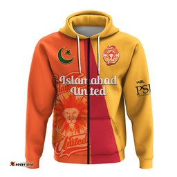 islamabad united cricket hoodie sherus hbl psl orange dynamic