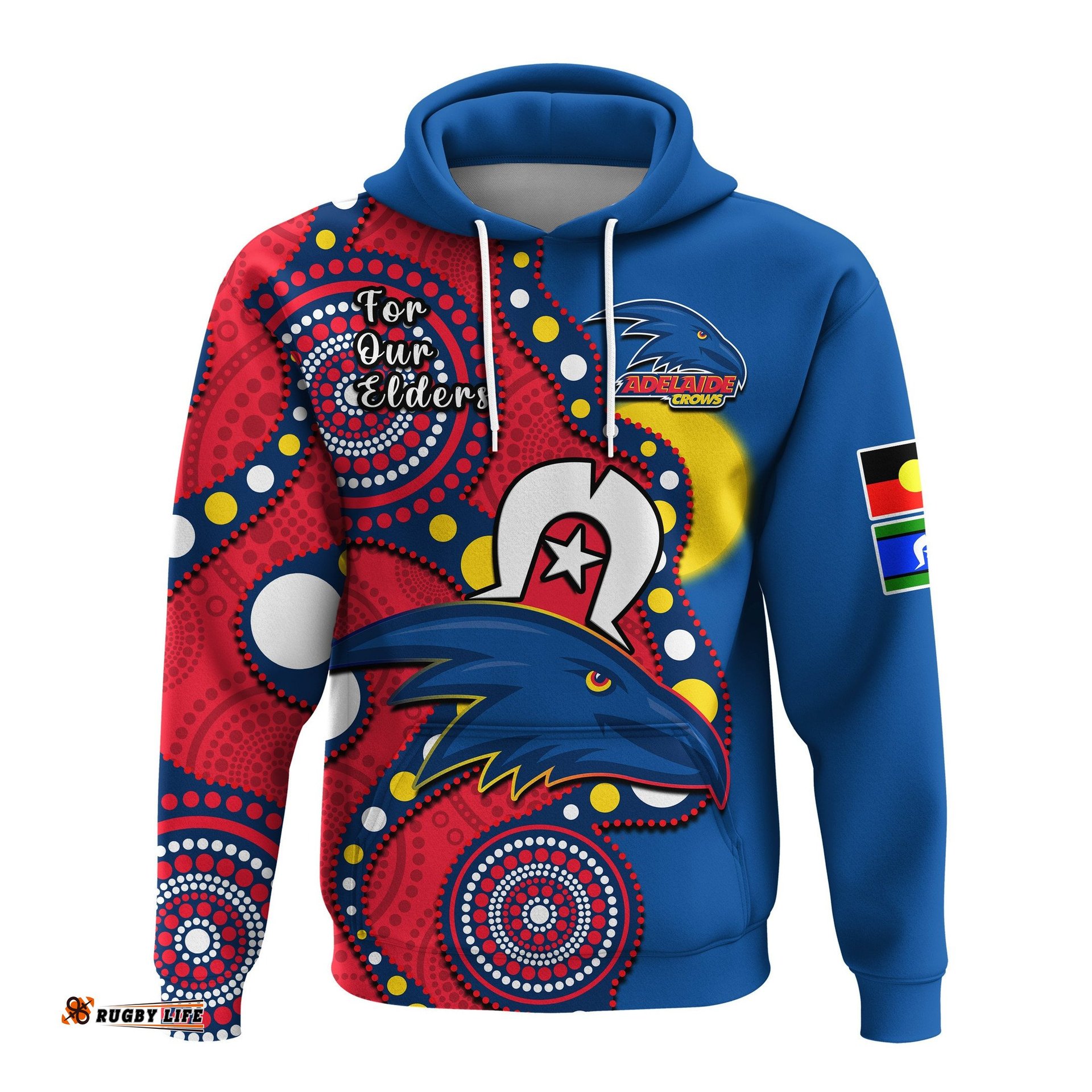 adelaide football naidoc hoodie crows for our elders indigenous