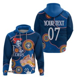 personalised naidoc week nrl knights for our elders hoodie
