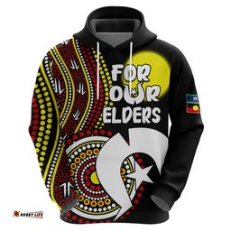 custom personalised naidoc week hoodie for our elders artsy style
