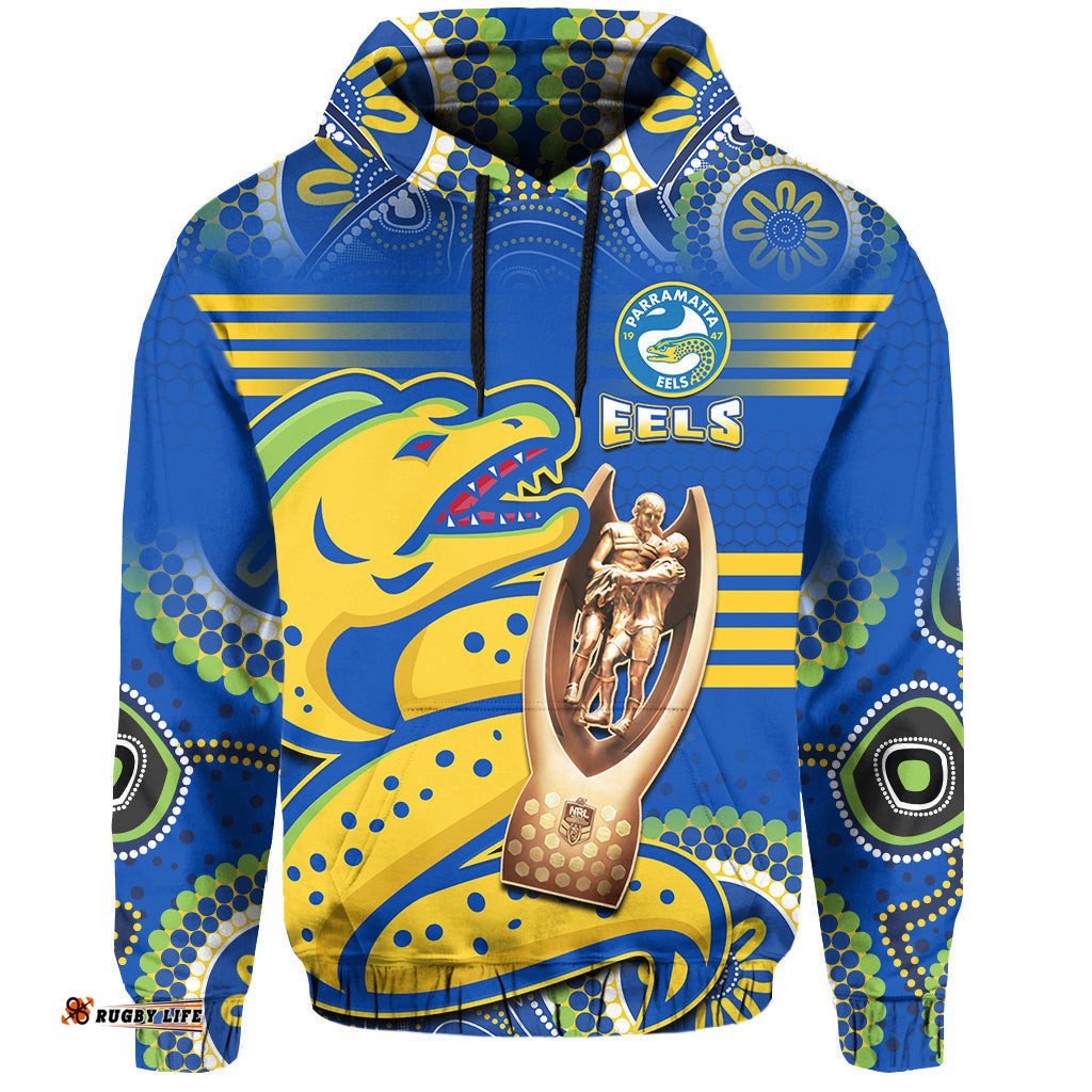 parramatta rugby hoodie eels premiers indigenous artsy