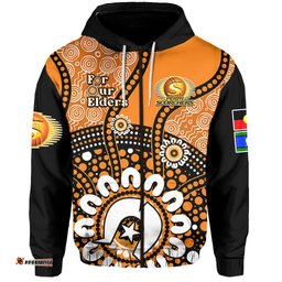 perth scorchers naidoc hoodie indigenous for our elders