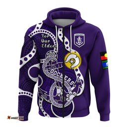 fremantle football naidoc hoodie dockers for our elders indigenous art