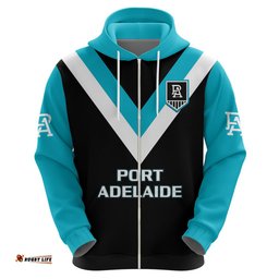 port adelaide football hoodie go power sporty style