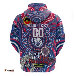 custom western bulldogs naidoc week 2024 hoodie mascot football