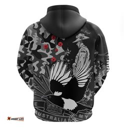 afl anzac magpies hoodie camouflage