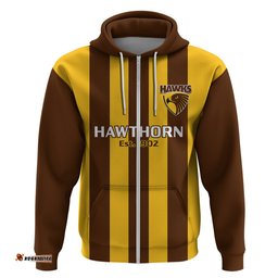 hawthorn football hoodie go hawks sporty style