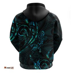 new zealand skink hoodie aotearoa maori mix paua shell
