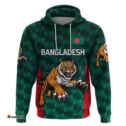 custom personalised bangladesh cricket hoodie special style the tigers