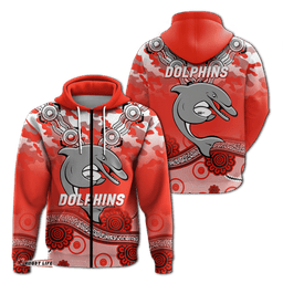 dolphins rugby anzac day camouflage indigenous art hoodie
