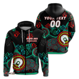 custom personalised naidoc week aboriginal art for our elders hoodie