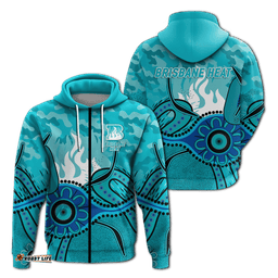 brisbane heat cricket anzac day aboriginal hoodie