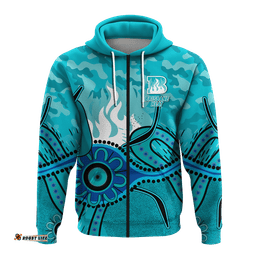 brisbane heat cricket anzac day aboriginal hoodie