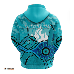 brisbane heat cricket anzac day aboriginal hoodie