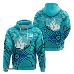 brisbane heat cricket anzac day aboriginal hoodie