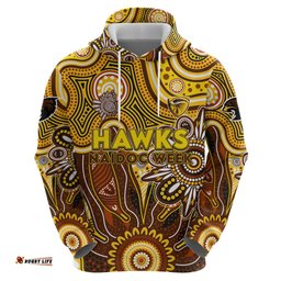 personalised hawks naidoc week 2024 hoodie aussie aboriginal art