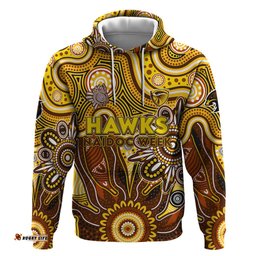 personalised hawks naidoc week 2024 hoodie aussie aboriginal art