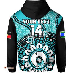 custom text and number brisbane heat naidoc hoodie indigenous for our elders