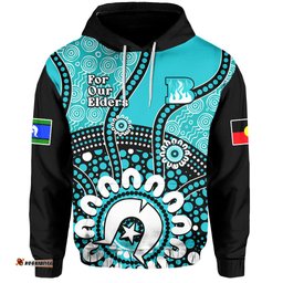custom text and number brisbane heat naidoc hoodie indigenous for our elders