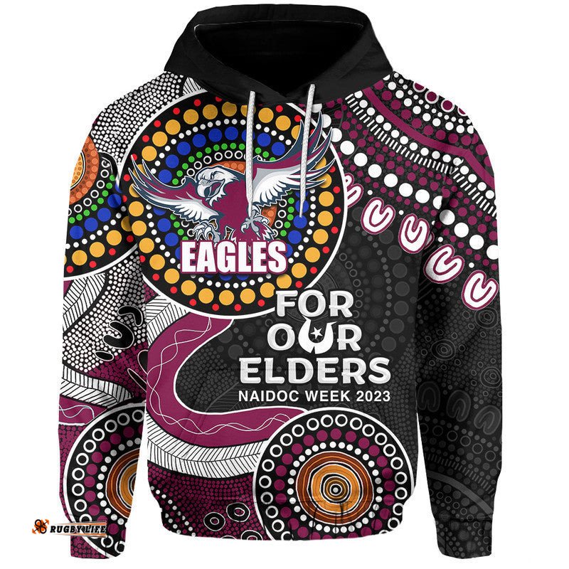 sea eagles rugby hoodie naidoc aboriginal