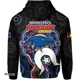 crows football naidoc week zip up and pullover hoodie for our elders indigenous